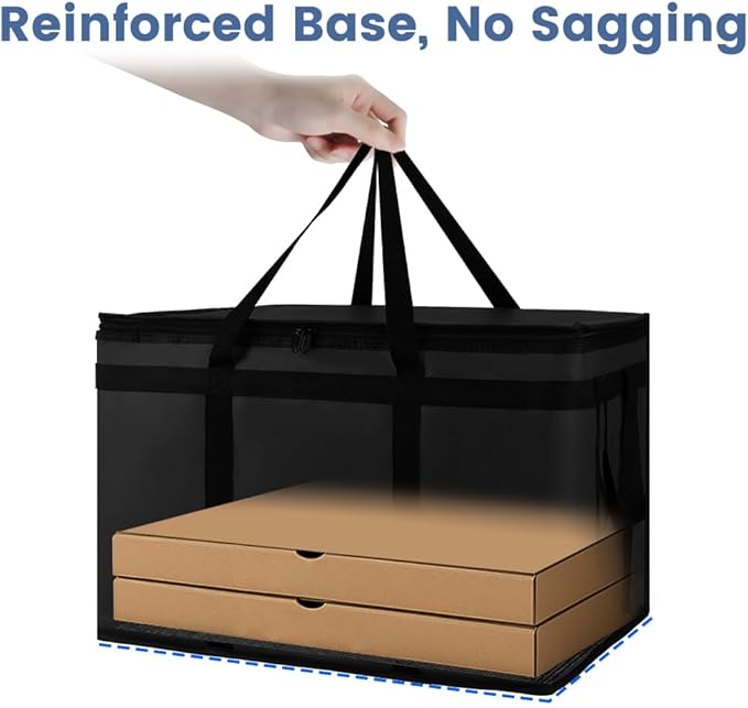Cooler Insulated Food Delivery Bag & Drink Carrier - Image 5