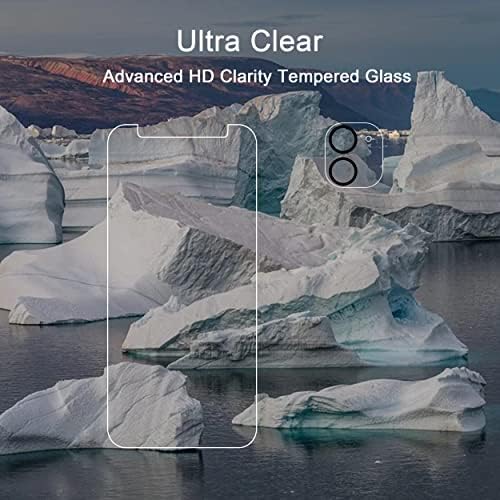 Ailun Screen Protector + Camera Lens Protector for iPhone 11, 2+2 Pack - Image 4