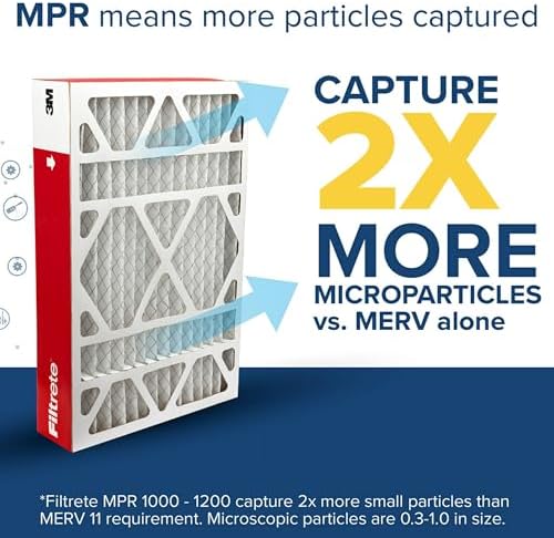 Filtrete 20x25x2 Air Filter, MERV 11, MPR 1000, 4 HVAC Filters - Image 4