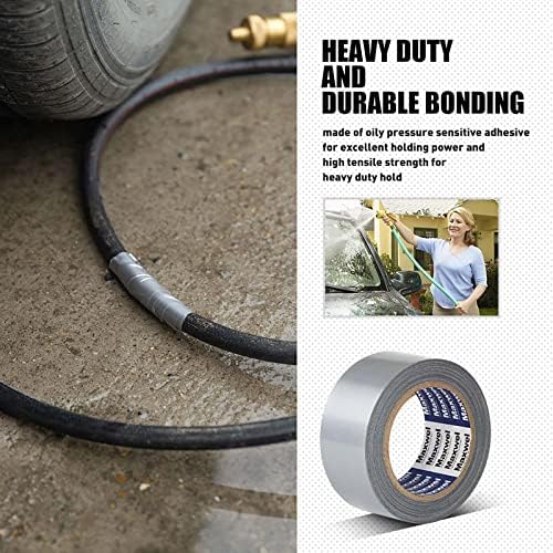 Duct Tape Heavy Duty Waterproof Silver Duct Tape for Home Repair, Bundles - Image 6
