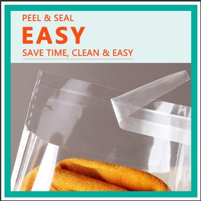 iMailer 1000 Pcs 11" x 14" Clear Cellophane Bags - Image 3