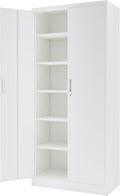 Metal Storage Cabinet, 72 Inch Tall Metal Storage Cabinet by YEEZER