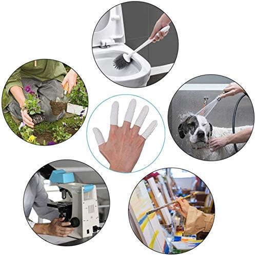 Cuttte (Approx. 330 PCS) Latex Finger Cots Disposable Large Finger Gloves - Image 5