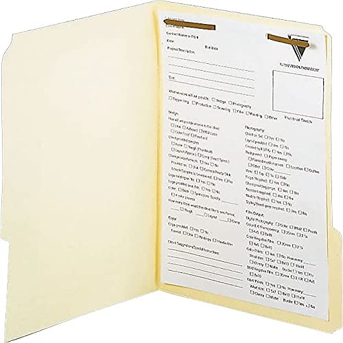 Pendaflex Manila Fastener Folders, Letter Size, 1 Fastener, 1/3 Cut - Image 2