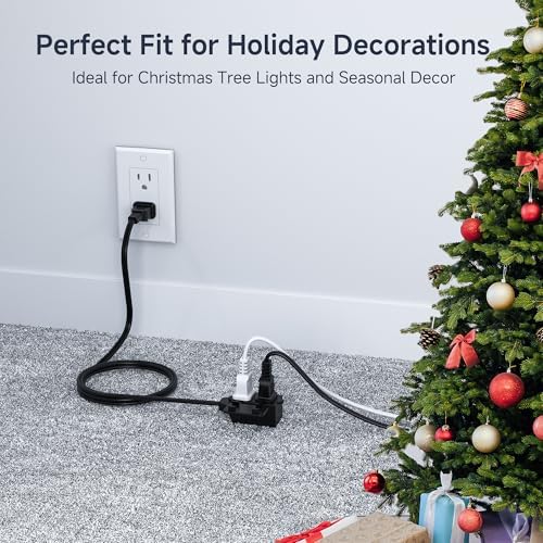 [ETL Listed] Cable Matters 2-Pack 2 Prong 3-Outlet Extension Cord, 3ft - Image 7