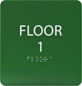 Forest ADA Floor 1 Sign with Braille – Made from Durable Acrylic and Ready to by ADACentralSigns