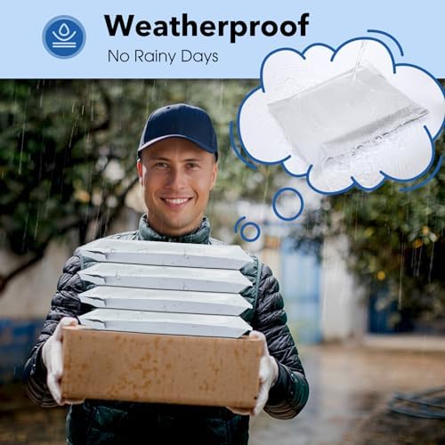 Fuxury 1000pcs 10x13" Poly Mailers,Waterproof Shipping Bags for Clothing,Strong Adhesive Shipping Envelopes for Small Business,Self Seal Poly Mailer Bags,Flexible Mailing Bags White - Image 6