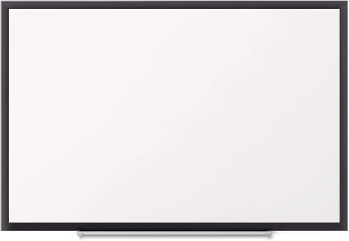 Quartet Magnetic Dry Erase White Board, Nano-Clean Surface Resists Ink Stains by Quartet
