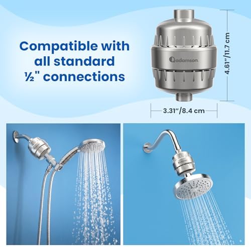 Shower Filter for Hard Water, 36-Stage Nickel, Reduces Chlorine, Metals - Image 7