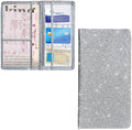 Ziciner Car Registration and Insurance Holder, Auto Card Document Glove Box Organizer with Magnetic Closure, Universal Vehicle Interior Accessories for Cars SUVs (Silver-Large) by Ziciner