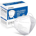 WWDOLL KN95 Face Mask 50 Pack, KN95 Masks 5-Layer Breathable Mask with Elastic Earloop and Nose Bridge Clip, Disposable Respirator Protection Against PM2.5 White by WWDOLL