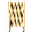GYMTIME Industrial Expandable Metal Barricade, 11 FT, 47 inch high, Portable by GYMTIME