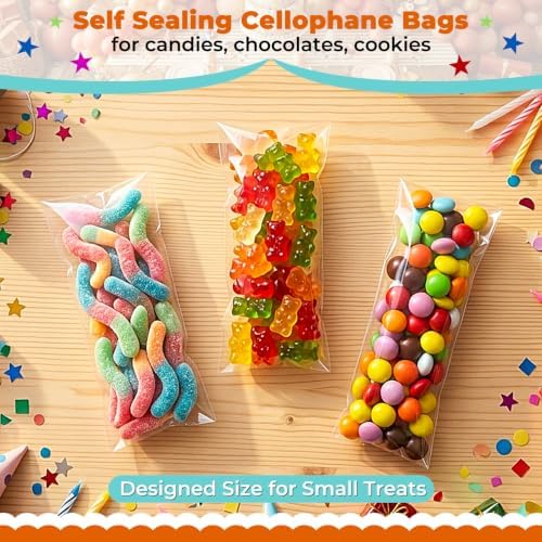 Morepack 2x6 Inch Mini Self Sealing Cellophane Bags 200Pcs - Image 3