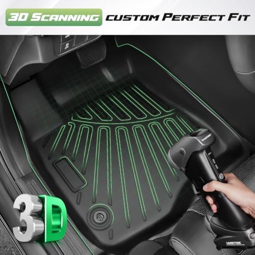 Outback Floor Mats - Car Mats for Outback 2026, All Weather Full Set Cargo Liner with Backrest Mat for Outback Accessories, Heavy Duty Waterproof, Black - Image 2