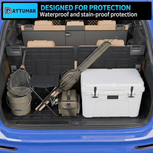 Cargo Mat & Backrest Mats for 2010-2024 Toyota 4 Runner 7 Seat - Image 6