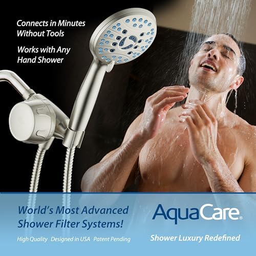 AquaCare Premium American KDF Shower Filter w/Built-in Hand Shower Bracket - Image 2