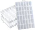 Plastic Organizer Container Box 36 Compartments Jewelry Storage Box by SympabasicSouffahouse