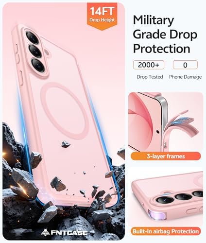 FNTCASE for Samsung Galaxy S26 Plus Case, Fit for Magsafe, Screen Protector - Image 5