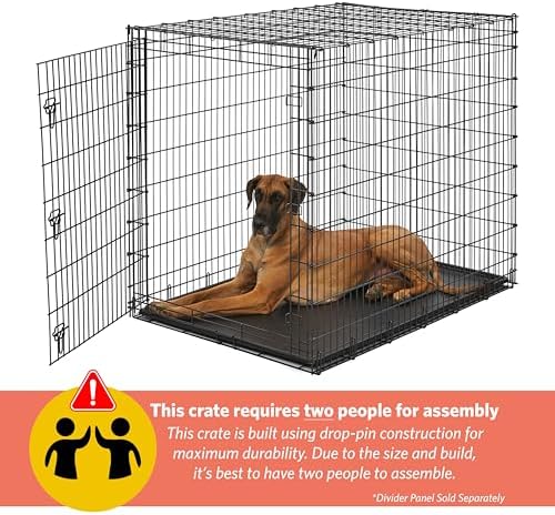 Solutions by Midwest 54-Inch Single Door Crate, Giant Breed Dogs, 100+ lbs - Image 2
