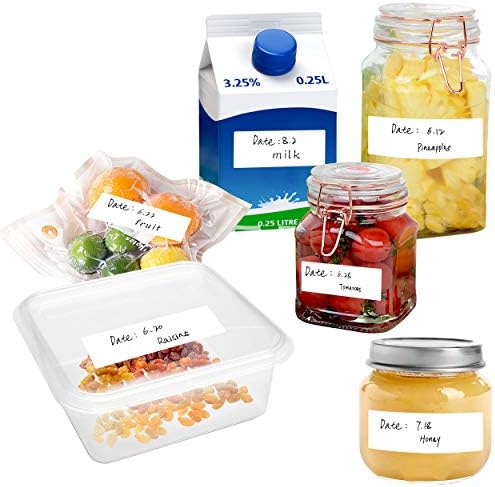 500 Blank Removable Freezer Labels Water Oil Resistant with Perforation Line for Food Containers Jars Pantry Organization - Image 6
