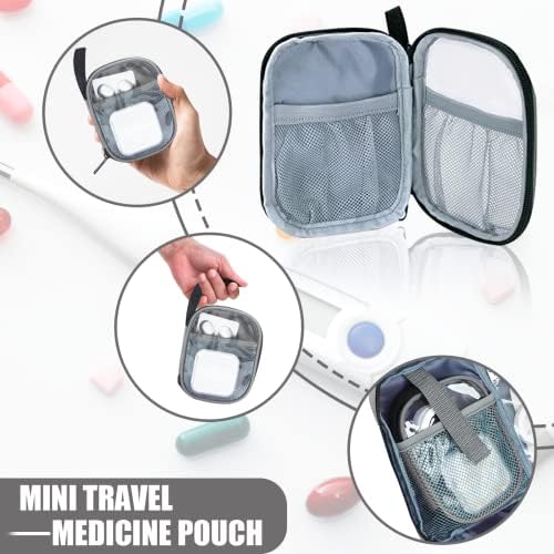 GDNasist Medicine Storage Bag, Medical Bag Pill Bottle Organizer Empty - Image 5