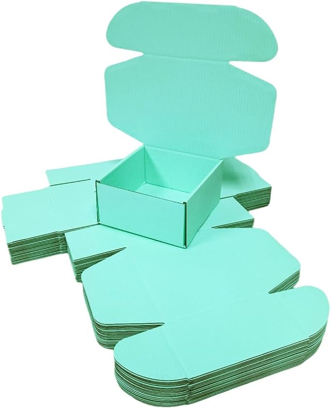 10 Pcs 9.8 x 9.8 x 4 inches Large Size Corrugated Cardboard Gift Boxes - Image 3