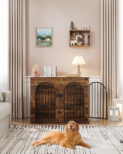 Hzuaneri 44.1'' Dog Crate Furniture,Dog Kennel Indoor for Medium/Large Dogs - Image 3