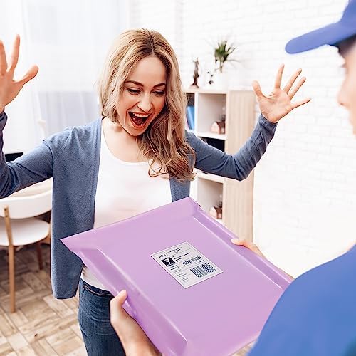Fuxury Poly Mailers 12x15.5 Inch 1000 Pack, Bulk Shipping Bags for Clothing, Strong Adhesive Shipping Envelopes for Small Business Suppliers,Waterproof Mailers Poly Bags Mailing Envelopes Light Purple - Image 4
