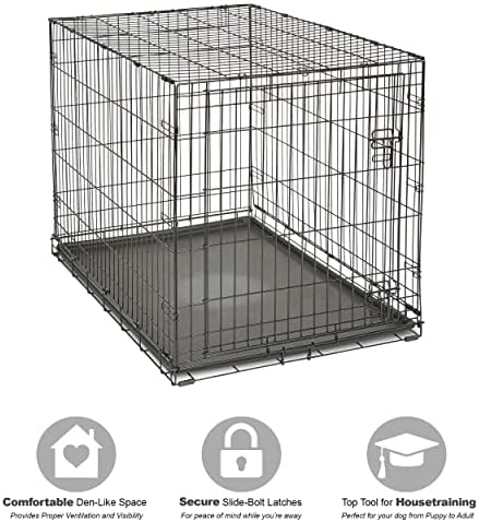 New World by Midwest 42-Inch Single Door Crate, for Large Breeds, 71-90 lbs - Image 3