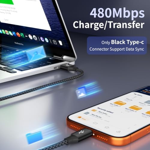 4 in 1 Multi Charging Cable, 2 Pack 6FT Charging Cords for Multiple Devices - Image 4