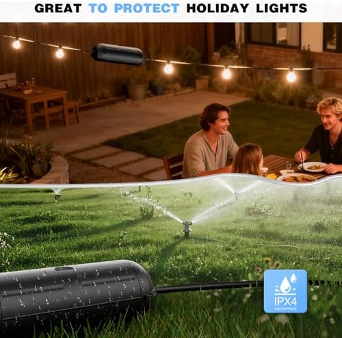 [9 Pack] Flemoon Outdoor Extension Cord Safety Cover with Waterproof Seal - Image 6