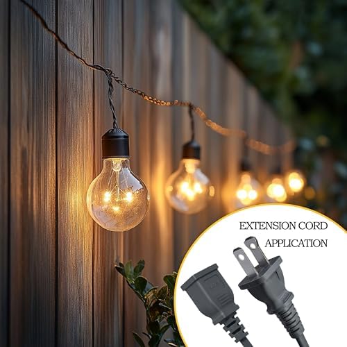 7FT Short Indoor Power Extension Cord, Gray,1250W 10A 2 Prong (1 Pack) - Image 2