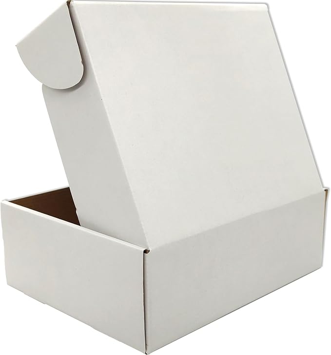 White Shipping Boxes for Small Business Pack of 20-12x8x3 inches Cardboard - Image 4