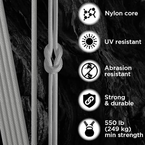 Paracord Rope 550 lb 4mm – Parachute Cord – Utility Camping Rope - Image 3