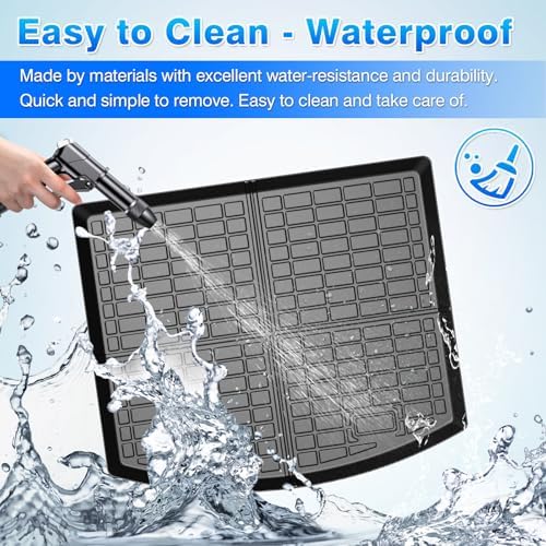 CX5 Floor Mats - Car Mats for Mazda CX5 2013-2016, All Weather Floor Mats and Cargo Liner with Backrest Mat for CX5 Accessories, Heavy Duty Rubber Mats, Car Accessories - Image 6