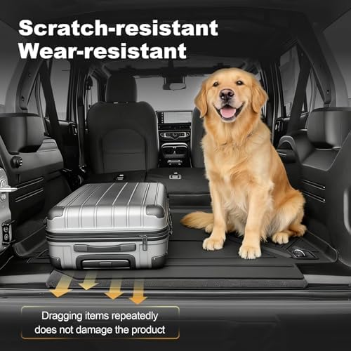 Cargo Mat fit for 2018-2026 Jeep Wrangler JL 4X4 with OEM Subwoofer - Image 6