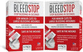 BleedStop™ First Aid Powder for Blood Clotting, Trauma Kit, Blood Thinner Patients, Camping Safety, and Survival Equipment for Moderate to Severe Bleeding Wounds or Nosebleeds (Double 4 Pack 15g) by BleedStop