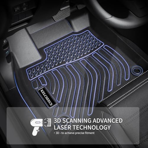 KELCSEECS Floor Mats & Cargo Liner for 2026 2025 2024 2023 2022 2021 2020 Ford Escape Hybrid All Weather Car Mats Cargo Mat Trunk Mat Ford Escape Floor Mats Accessories - Image 3