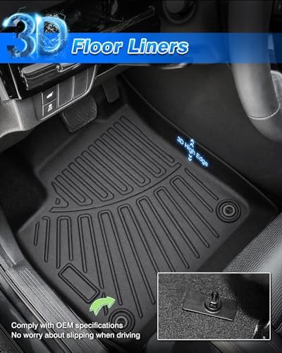 Cartist Floor Mats and Cargo Liner Fit for Hyundai Tucson 2022 2023 2024 2025 2026 (Not for PHEV & Hybrid) All Weather Floor Mat Tucson Accessories Heavy Duty Carpet Protection - Image 5