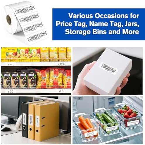 LLIKED 3"x1" Removable Labels 1400 Thermal Labels with No Residue - Image 7