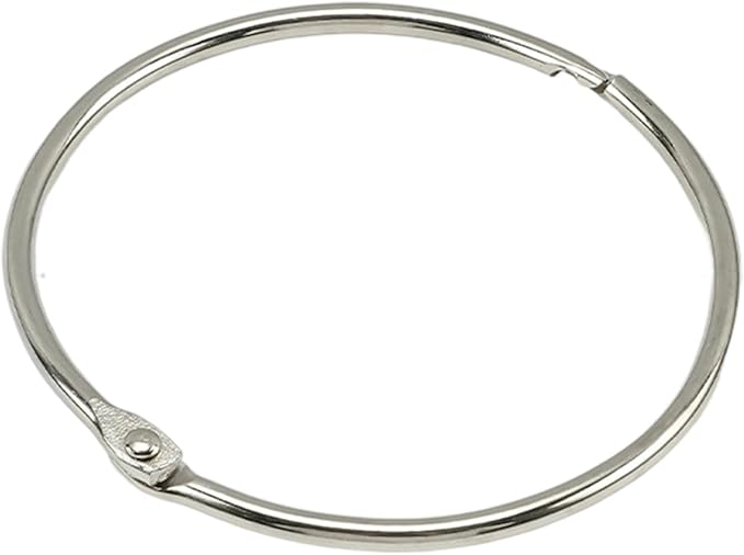 30Pcs Metal Binding Binder Rings Heavy Duty Document Rings by Unknown