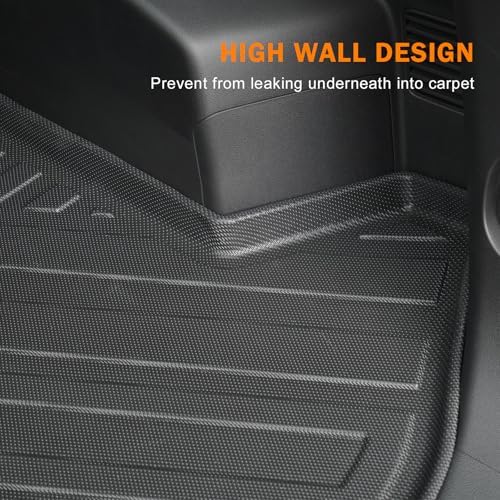 KUST Trunk Cargo Mat for Chevy Equinox/GMC Terrain 2025-2026 (Gasoline), Rear Cargo Liner for Equinox Accessories All Weather Protection TPE Rubber Raised Edge - Image 6