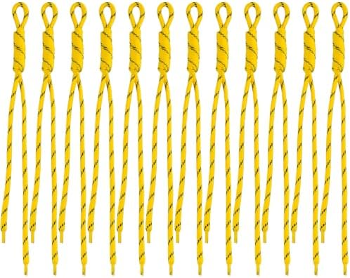 Paracord Keychain Paracord Bag Charm 12pcs Braided Nylon Rope Keychain Cord for Bag Purse Backpack Handbag by Cmidy
