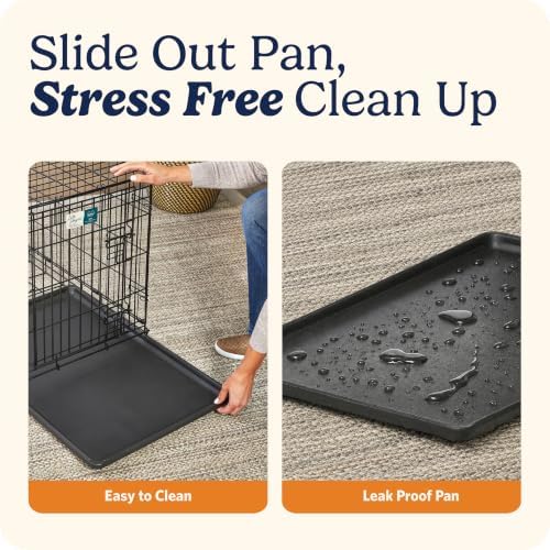 LifeStages by MidWest 42-Inch Double Door Crate, Large Breeds, 71-90 lbs - Image 6