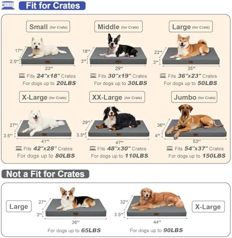 Waterproof Orthopedic Dog Crate Bed for Small Dogs & Cats - Image 2