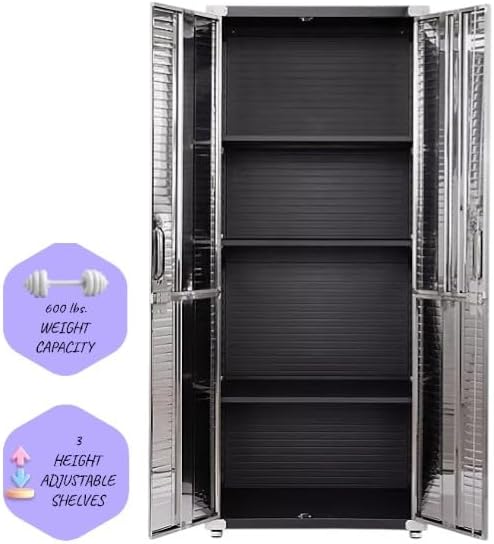 Heavy Duty Storage Solid Stainless Steel Cabinet - Image 4