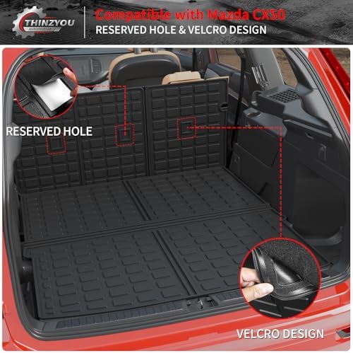 Cargo Mat & Backrest Mats for 2023 2024 2025 2026 Mazda CX50 - Image 4