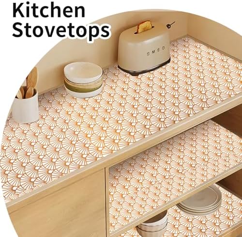 3D Drawer and Shelf Liner for Kitchen Cabinet: 17 in X 20 Ft Shelf Paper - Image 7