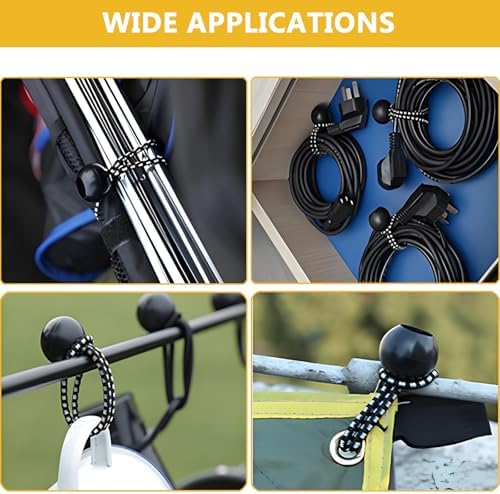 Tarp Clips Heavy Duty Lock Grip, 36 Pack Tarp Clamps Bungee Cord Clip, Fit for Tent Awnings Caravan Canopies Car Cover Swimming Pool Cover Fasteners Clips - Image 7