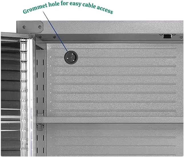 Heavy-Duty Commercial Storage Cabinet (Granite Gray, 36" W x 18" D x 72" H) - Image 6